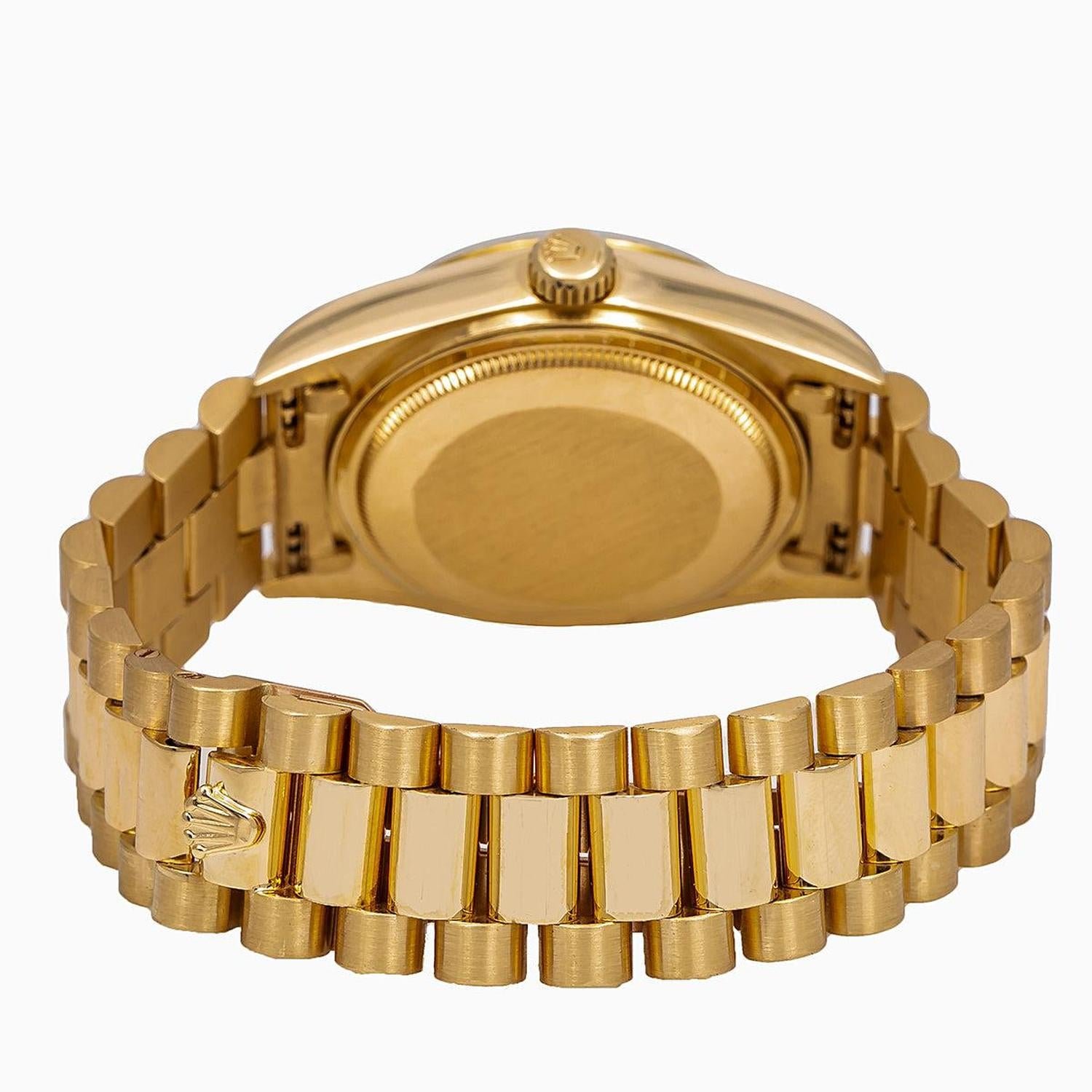 rolex day date 36mm 18038 champagne dial fluted bezel 18k yellow gold president bracelet rolex day date 36mm 18038 champagne dial fluted bezel 18k yellow gold president bracelet