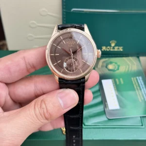 dong ho rolex cellini 50525 che tac mat chocolate day da 39mm 2 1.webp