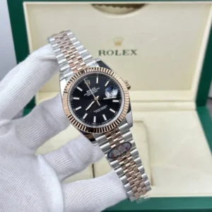 dong ho rolex datejust 126331 replica 11 mat den nha may clean 41mm 3 1.webp