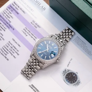 dong ho rolex datejust 126334 do full kim cuong moissanite 41mm 7 1.webp