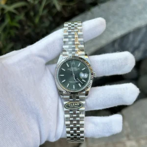 dong ho rolex datejust 126334 mat so xanh la cay clean factory 36mm 8 1.webp