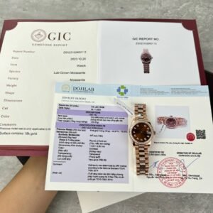 dong ho rolex datejust boc vang dinh moissanite mat chocolate 31mm 2 1.jpg