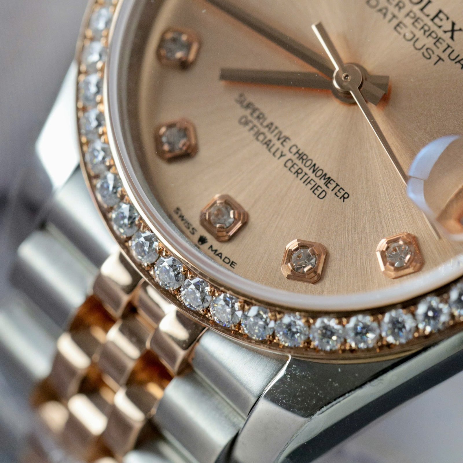 rolex datejust super clone watch custom moissanite diamonds hong kong 31mm rolex datejust super clone watch custom moissanite diamonds hong kong 31mm