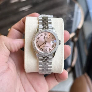 dong ho rolex datejust nu dinh da mat so mau hong ew 31mm 2 1.webp