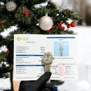 dong ho rolex datejust nu dinh kim cuong moissanite demi gold 31mm 2 1.webp