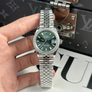 dong ho rolex datejust replica 11 mat xanh la cay coc so da quang nha may thb 31mm 6 1.webp