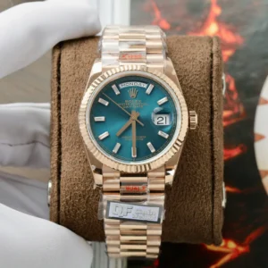 dong ho rolex day date 128235 replica 11 mau xanh luc tinh chinh trong luong 158gram nha may qf 36mm 2 1.webp