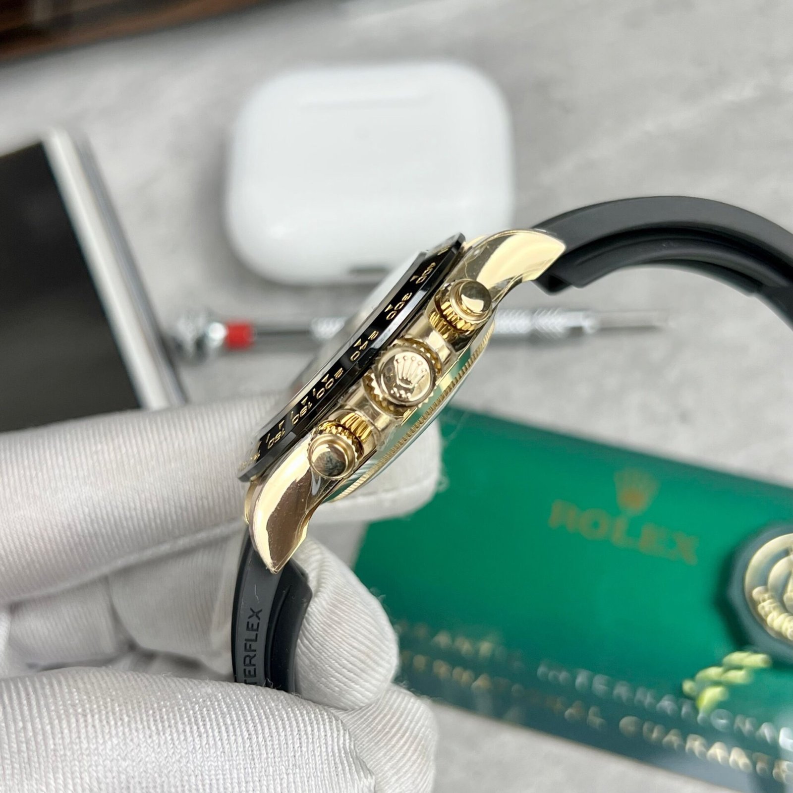 rolex daytona 116518ln super clone1:1 watch yellow gold dial bt factory 40mm rolex daytona 116518ln super clone1:1 watch yellow gold dial bt factory 40mm