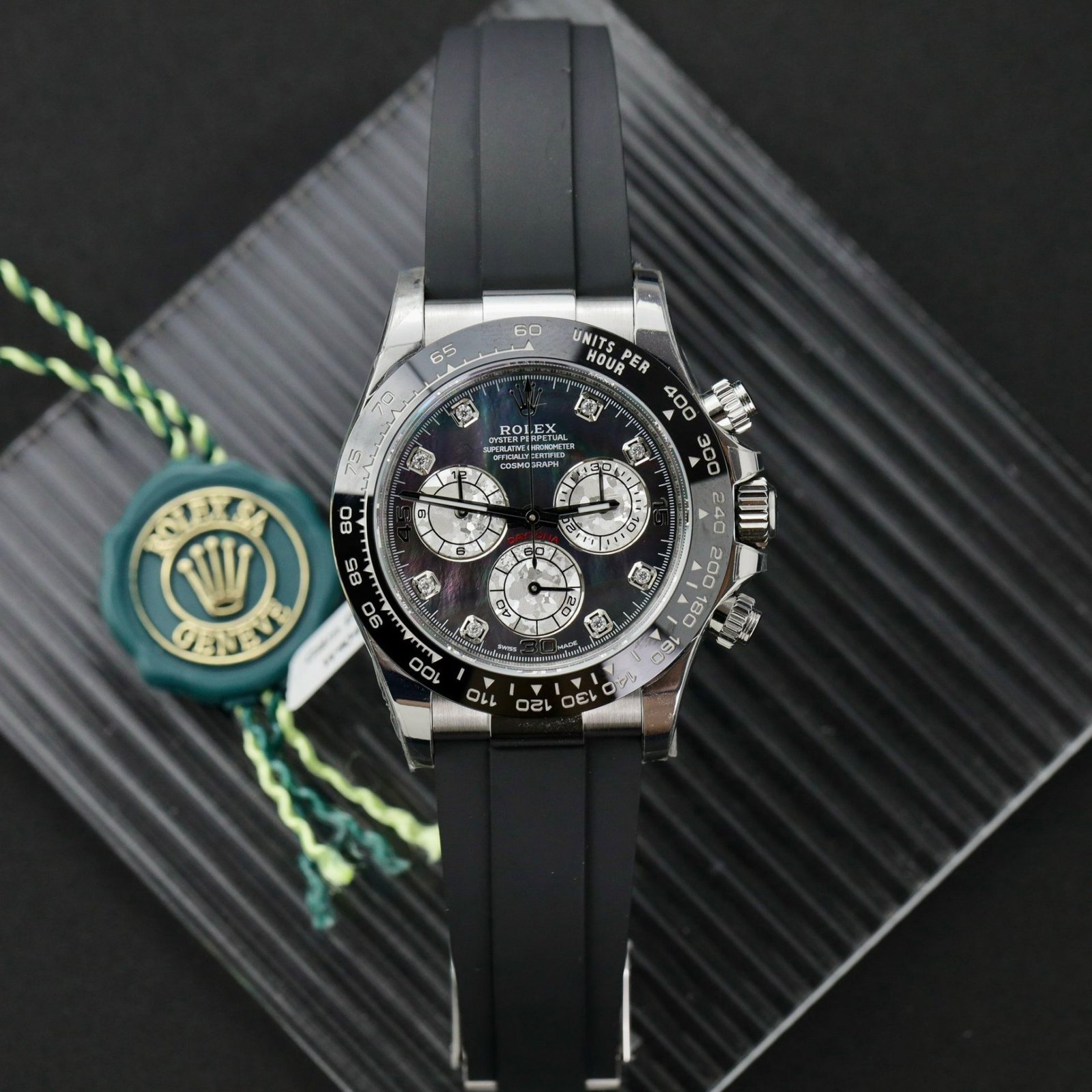 rolex super clone watch daytona dial mother of pearl & moissanite diamonds custom 40mm rolex super clone watch daytona dial mother of pearl & moissanite diamonds custom 40mm