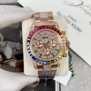 dong ho rolex daytona rainbow nam dinh full da replica 11 40mm 3 1.jpg