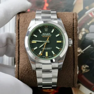 dong ho rolex milgauss 116400gv replica 11 cao cap day oyster nha may vs 40mm 1 1.webp