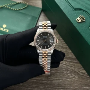 dong ho rolex nu datejust replica 11 dinh da mat xam 31mm 3 scaled 1.webp