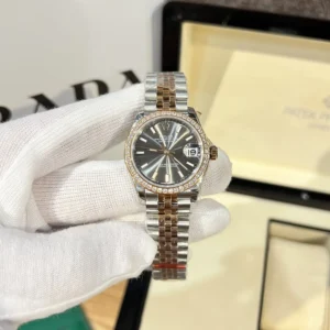 dong ho rolex nu dinh da mat so xam fake 11 31mm 6 1.webp