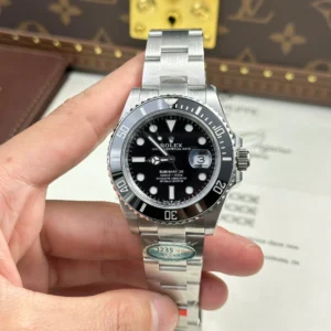 dong ho rolex replica 11 submariner 126610ln mat so den xuong clean 41mm 2 1.webp