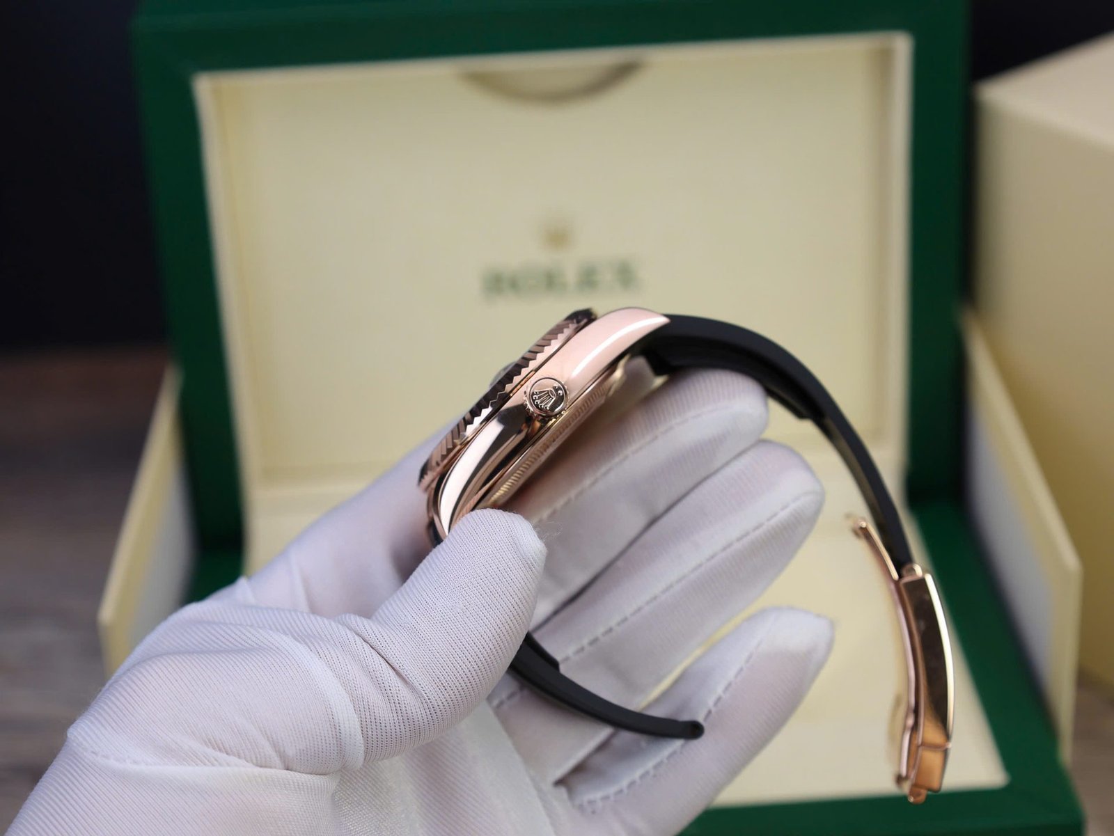 rolex sky dweller m336235 custom gold wrapped chocolate dial 42mm super clone rolex sky dweller m336235 custom gold wrapped chocolate dial 42mm super clone