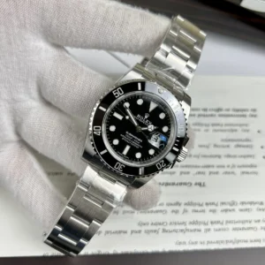 dong ho rolex submariner fake cao cap mat so den 40mm 2 1.webp