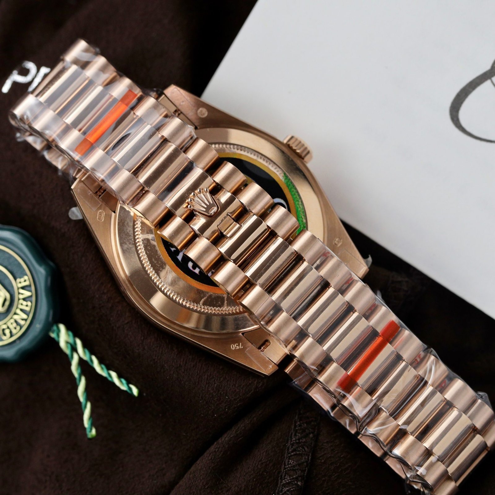 rolex super clone watch day date 228235 lava dial weight 185 grams qf factory 40mm rolex super clone watch day date 228235 lava dial weight 185 grams qf factory 40mm