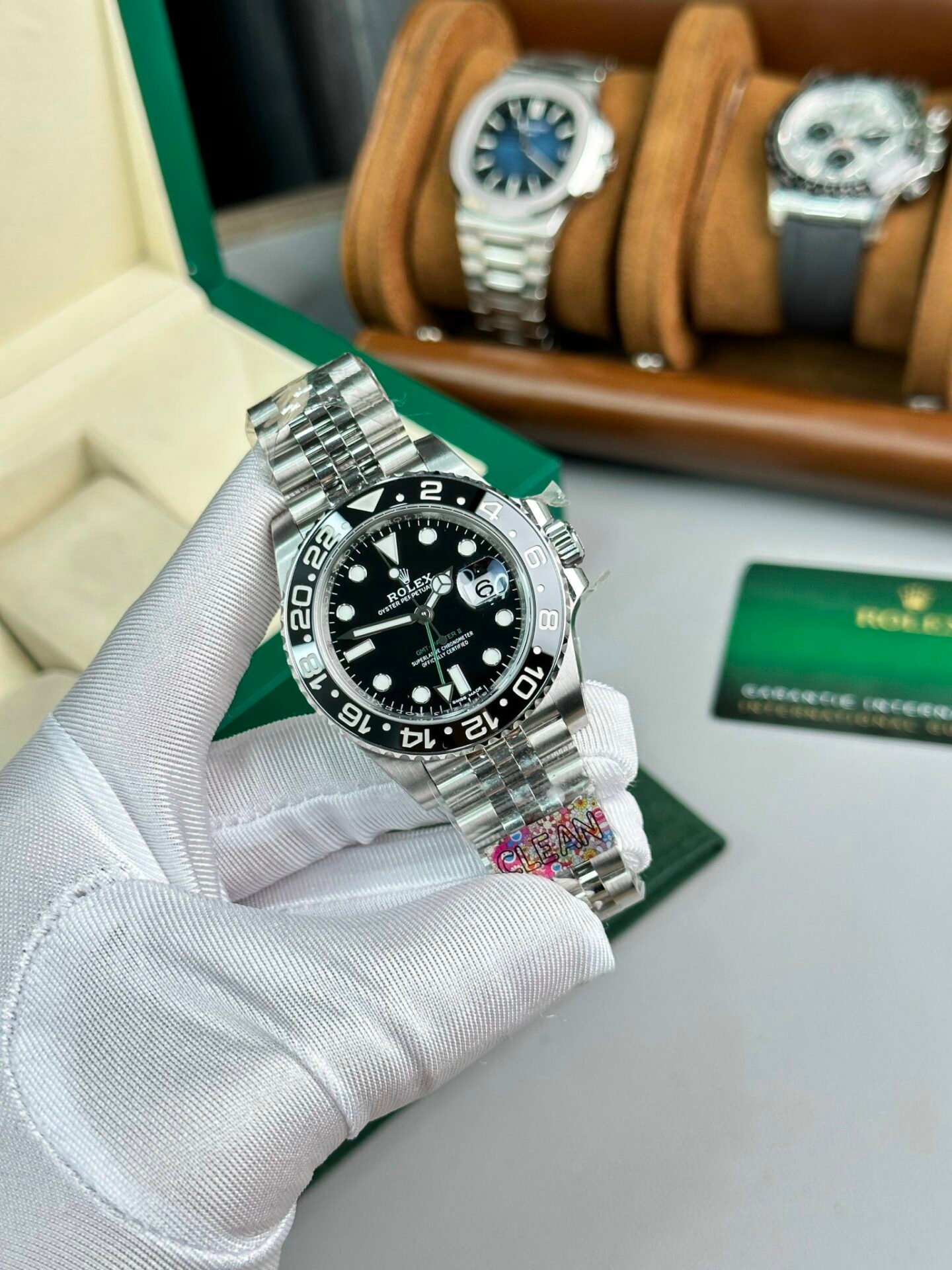 rolex gmt master ii 116710ln super clone watch black dial clean factory 40mm rolex gmt master ii 116710ln super clone watch black dial clean factory 40mm
