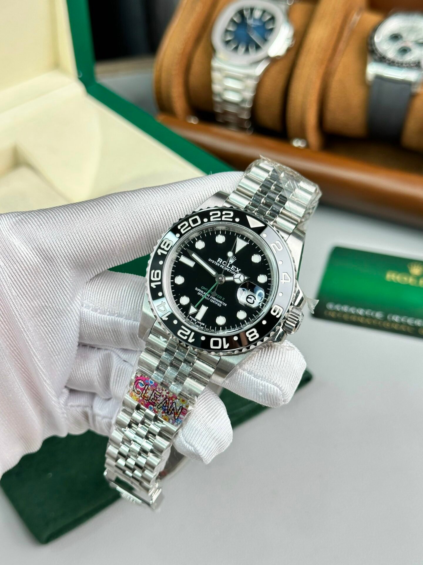 rolex gmt master ii 116710ln super clone watch black dial clean factory 40mm rolex gmt master ii 116710ln super clone watch black dial clean factory 40mm